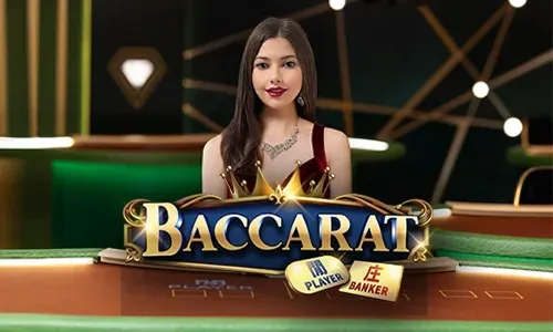 Live casino dealer at work